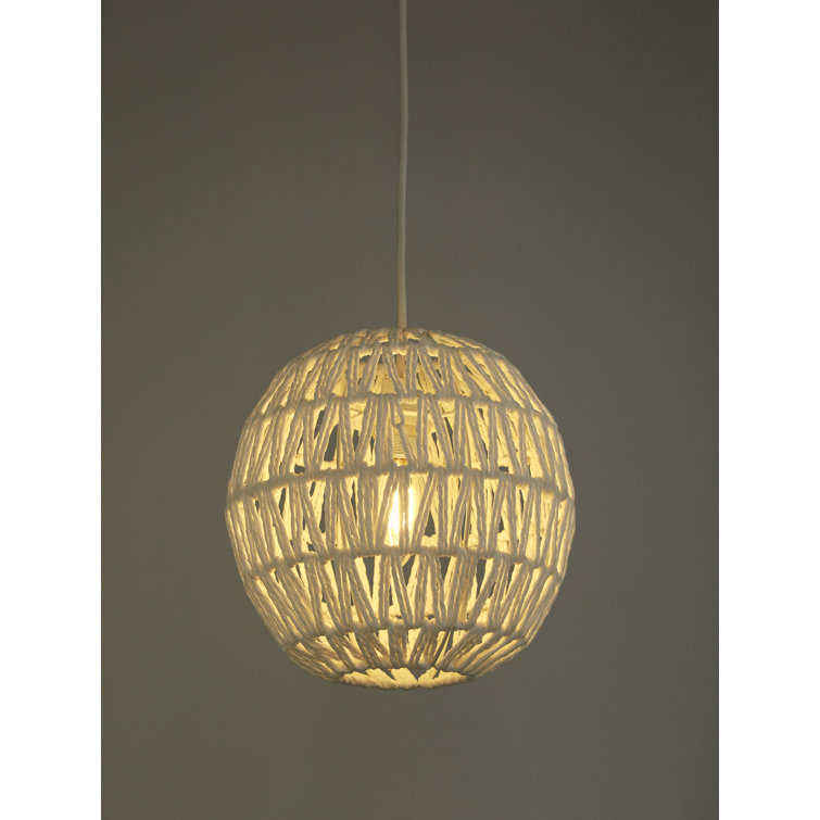 Bay Isle Home 22cm H Bamboo Rattan Round Lamp Shade ( Clip On ) in